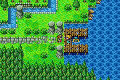 Now in possession of Oxyale, the Light Warriors take to the open sea in a barrel