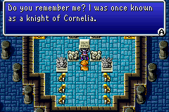 Do you remember me? I was once known as a knight of Cornelia.