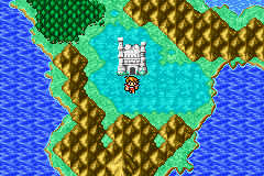 The entrance to the Citadel of Trials - Final Fantasy I