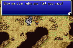 Give me star ruby and I let you pass!