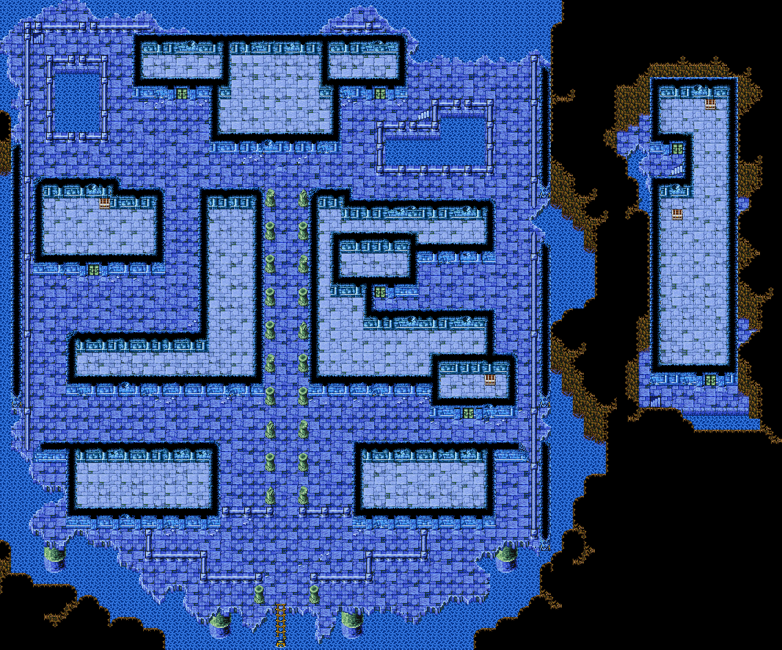 Ff1 Sunken Shrine Map.